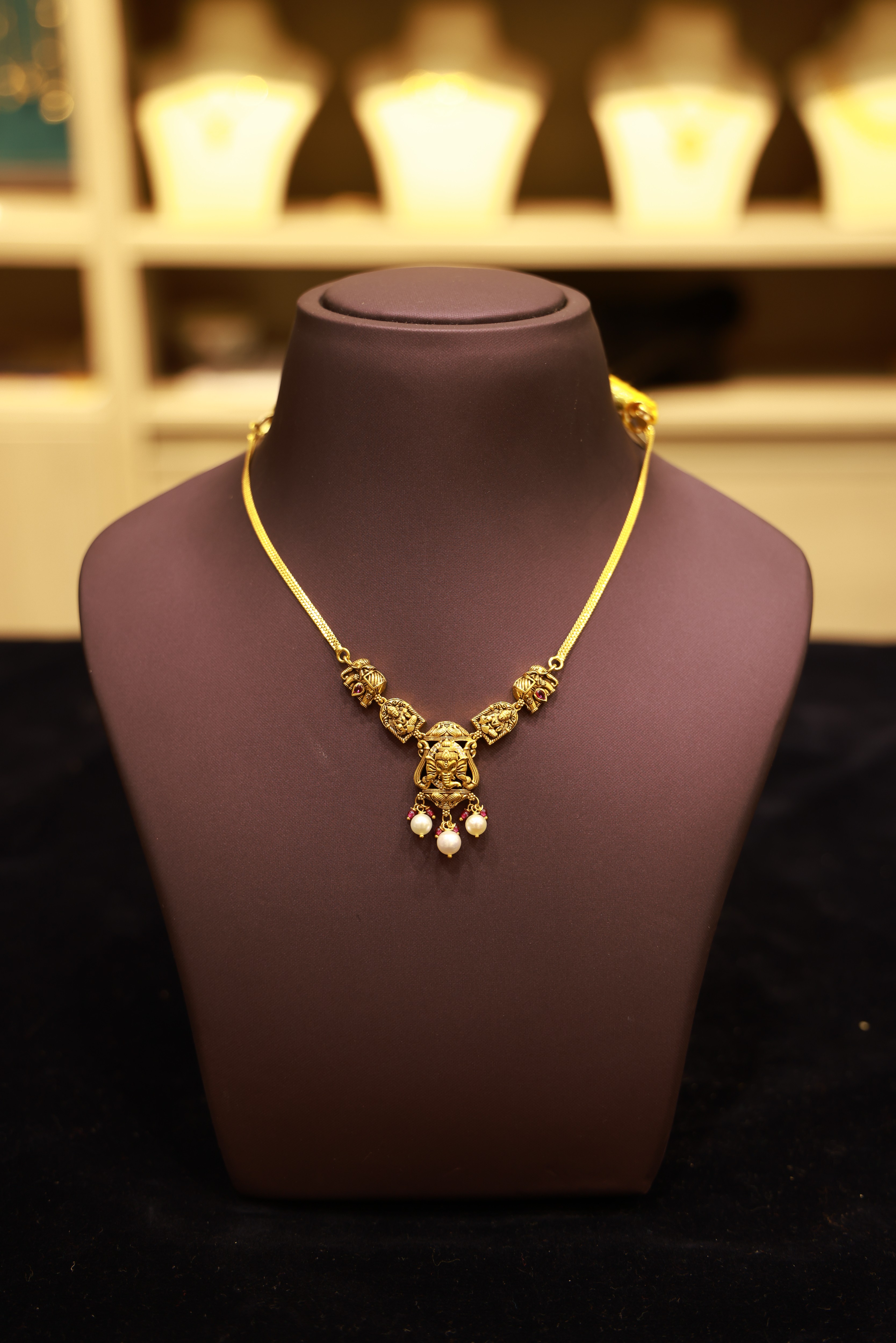 Gold rings and chains