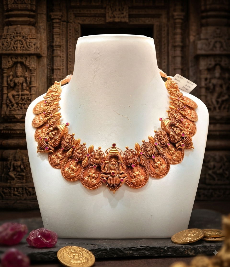 Diamond necklace and earrings