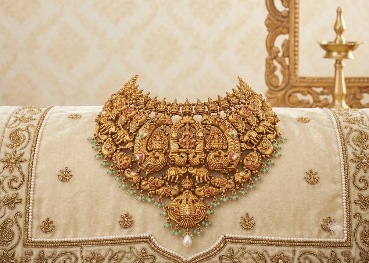 Traditional Indian gold jewellery