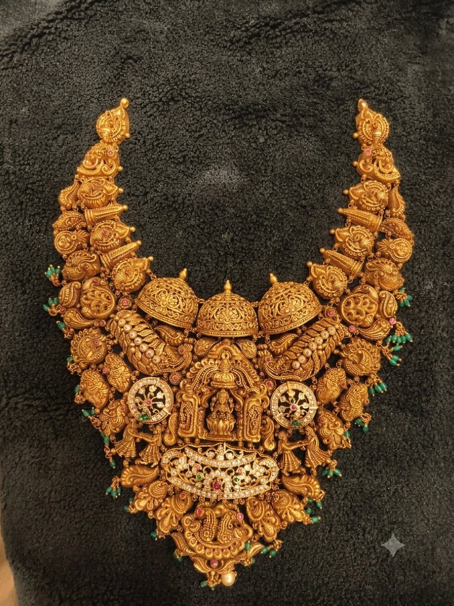 Traditional Indian gold jewellery